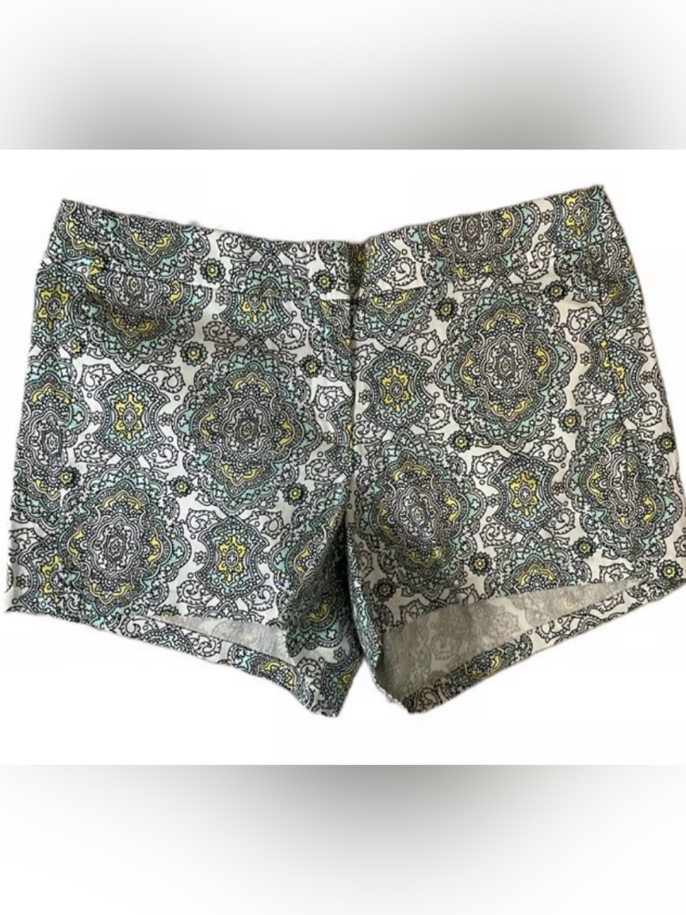 J. Crew Low Waist Medallion Print Chino Short, 6